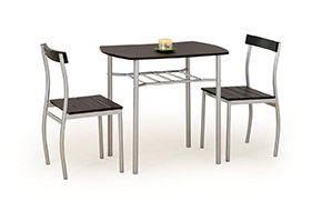 Комплект Lance venge стіл + 2 стільця - Фото