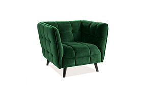 Кресло Castello 1 Velvet green - Фото