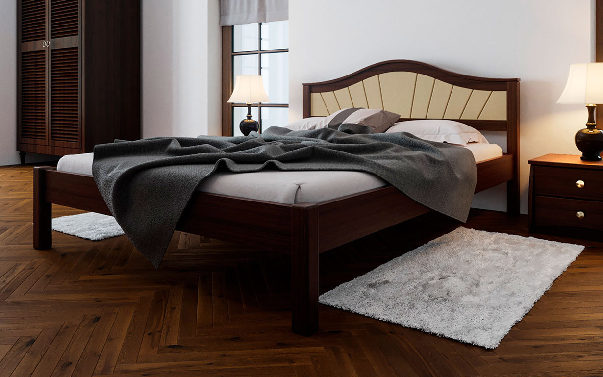 Кровать Италия-М 140х190 см. ЧДК - Фото