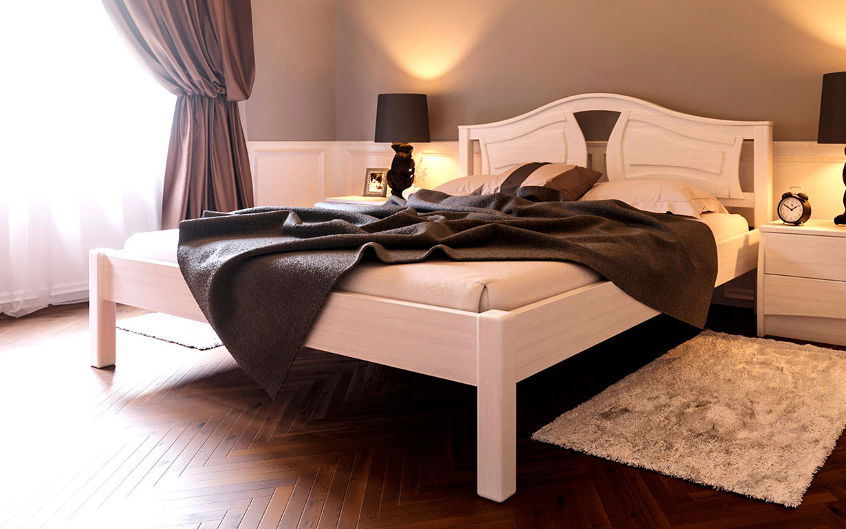Кровать Италия 140х190 см. ЧДК - Фото