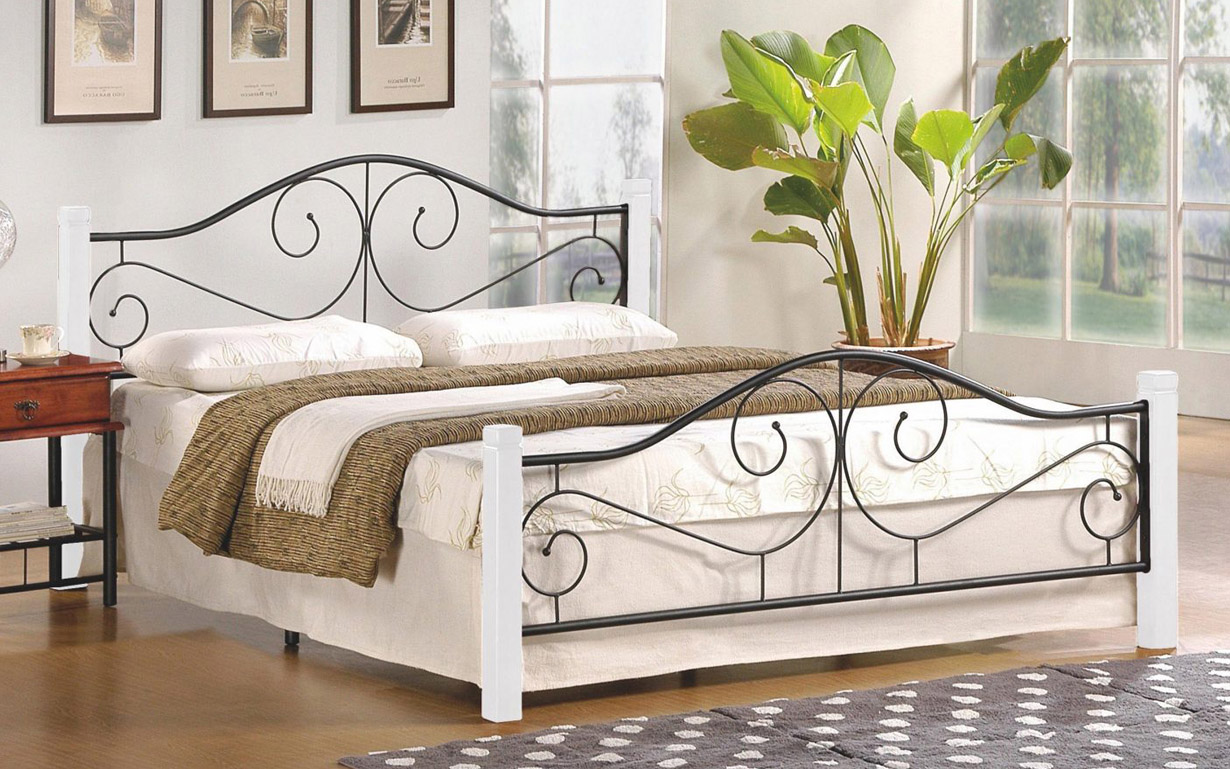 Кровать Violetta white 160х200 см. Halmar - Фото