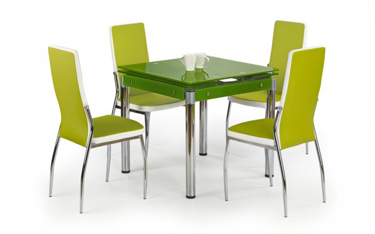 Стол обеденный Kent chrome steel green Halmar - Фото