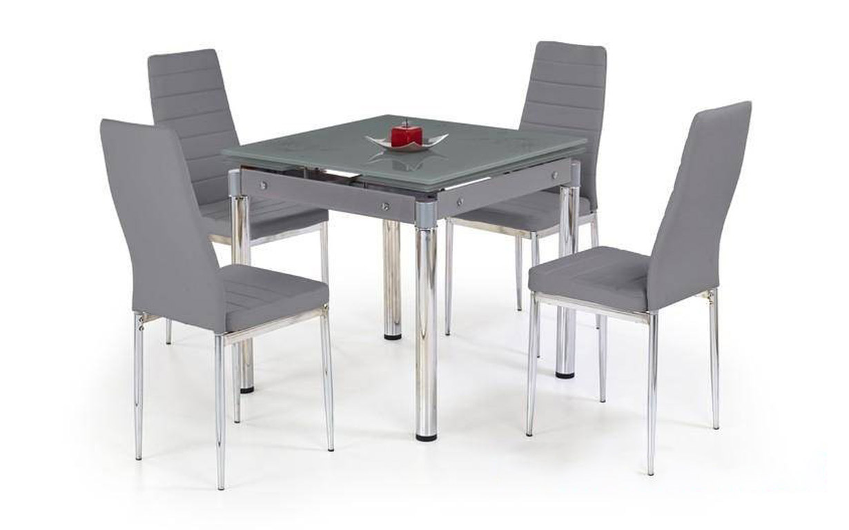 Стол обеденный Kent chrome steel grey Halmar - Фото