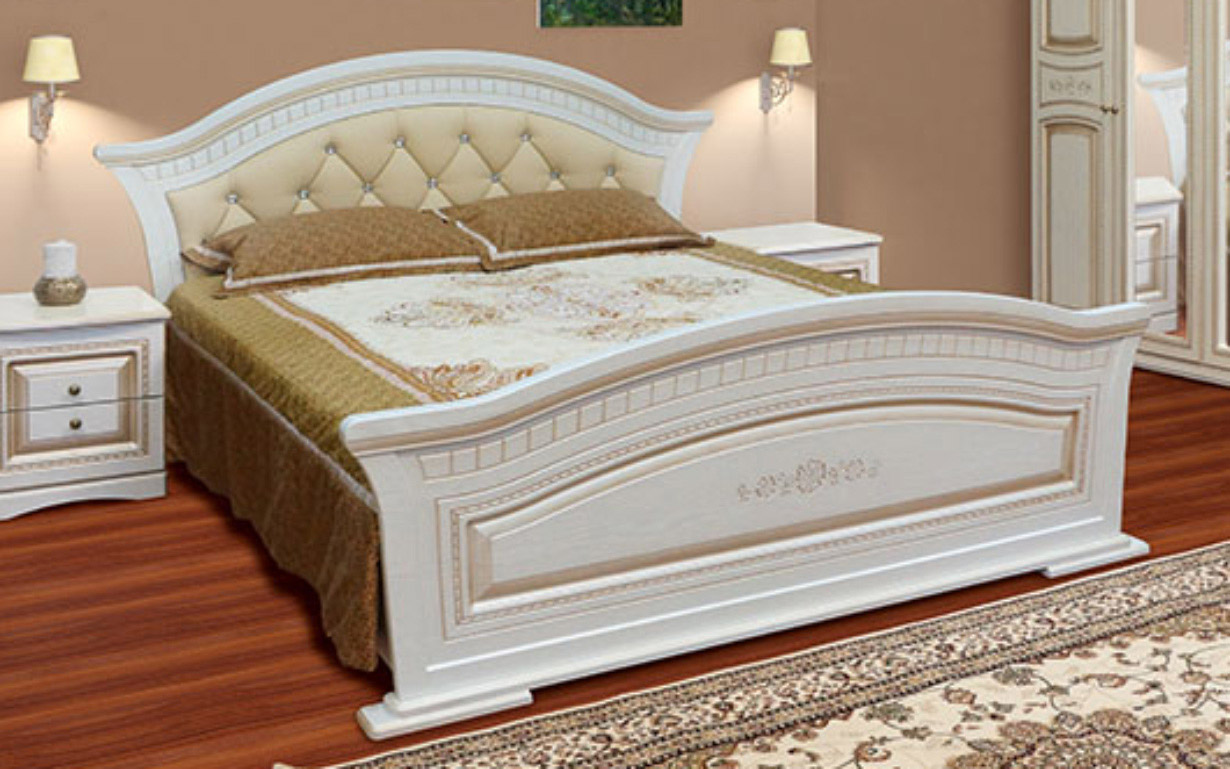 Кровать Николь с мягким изголовьем 160х200 см. Мир Мебели - Фото