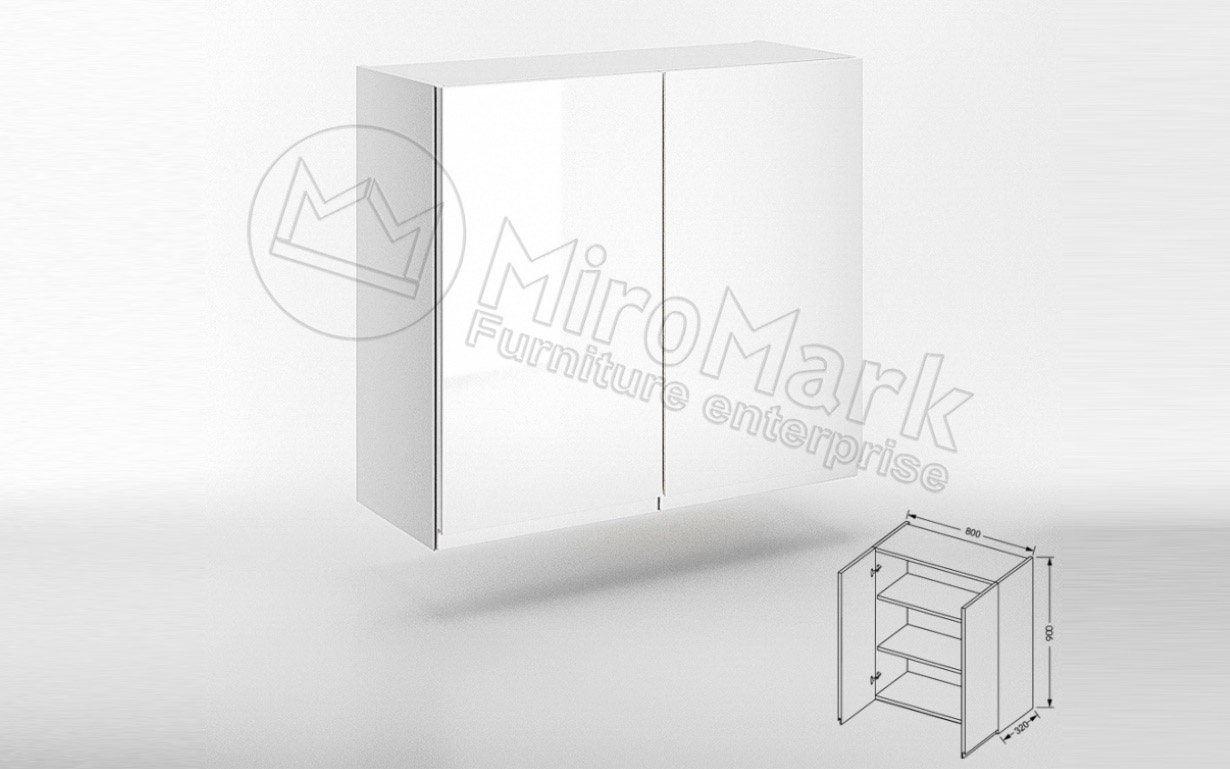Кухонная секция Миллениум верхняя 80В/90 МироМарк - Фото