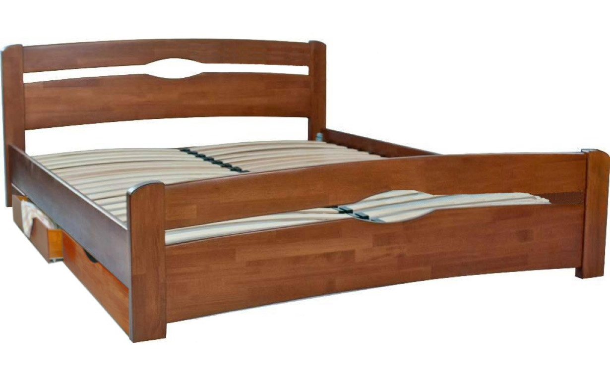 Ліжко Нова з шухлядами 80х190 см. Олімп - Фото