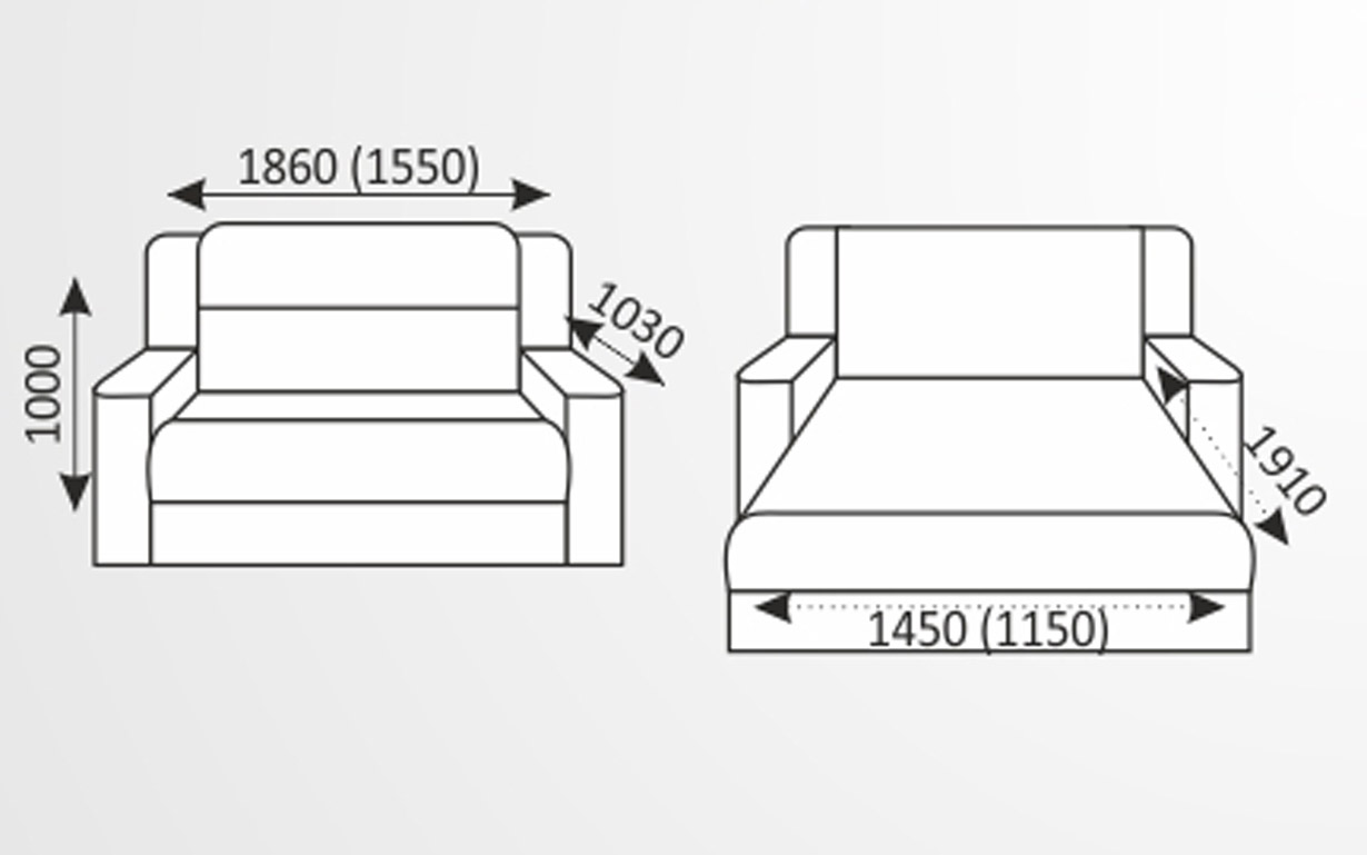 Диван М6 М (1,1) - Фото_1