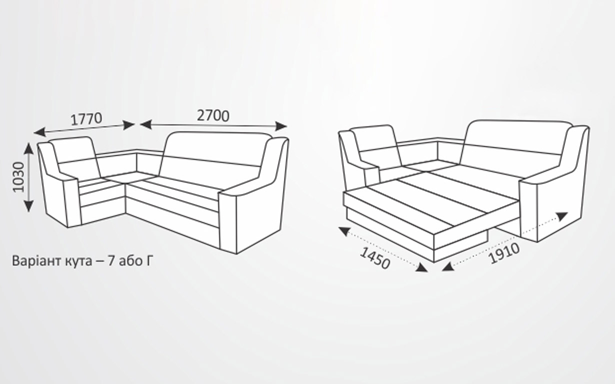 Угловой диван М6 У - Фото_1