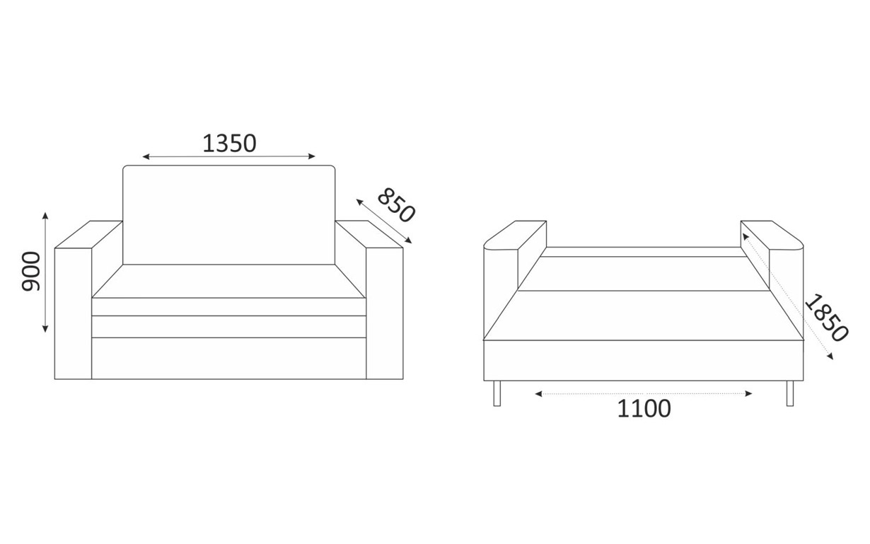 Диван Малыш (1,1) - Фото_1