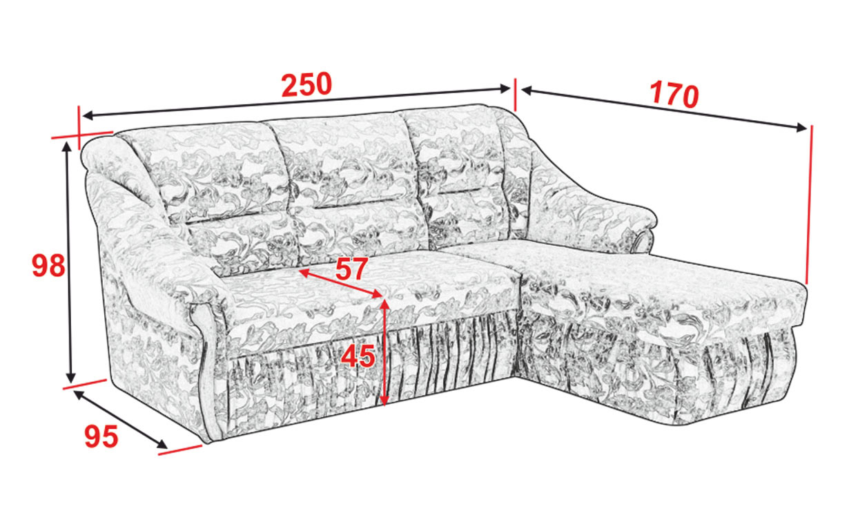 Угловой диван АМ4 У (ниша) - Фото_3