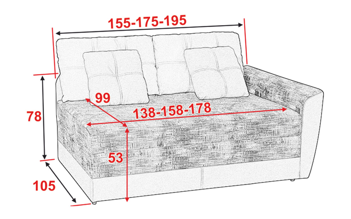 Диван АМ19 Т (1 подлокотник) - Фото_4