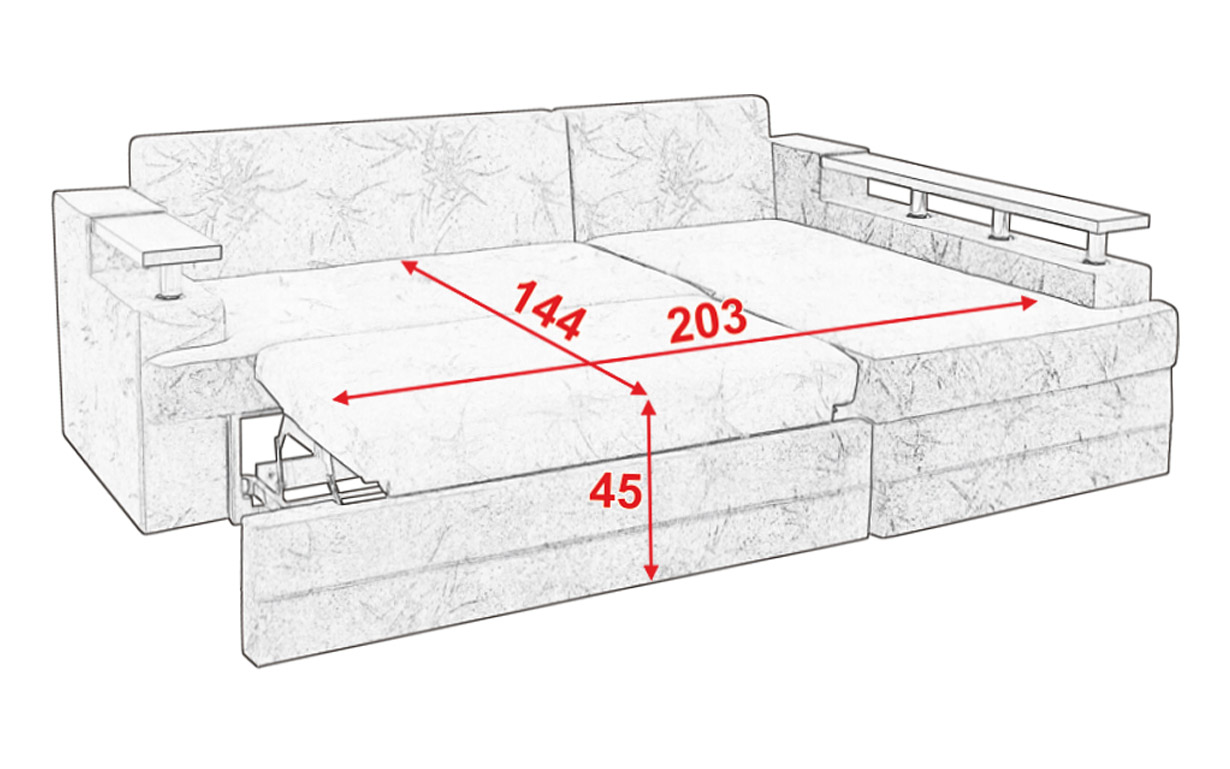 Угловой диван АМ21 У (ниша) - Фото_5