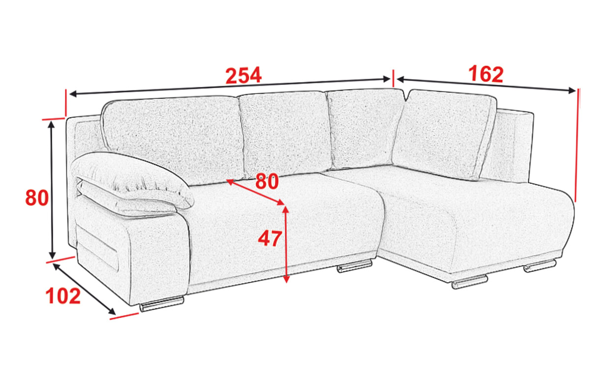 Кутовий диван АМ66 У (пружина змійка) - Фото_5