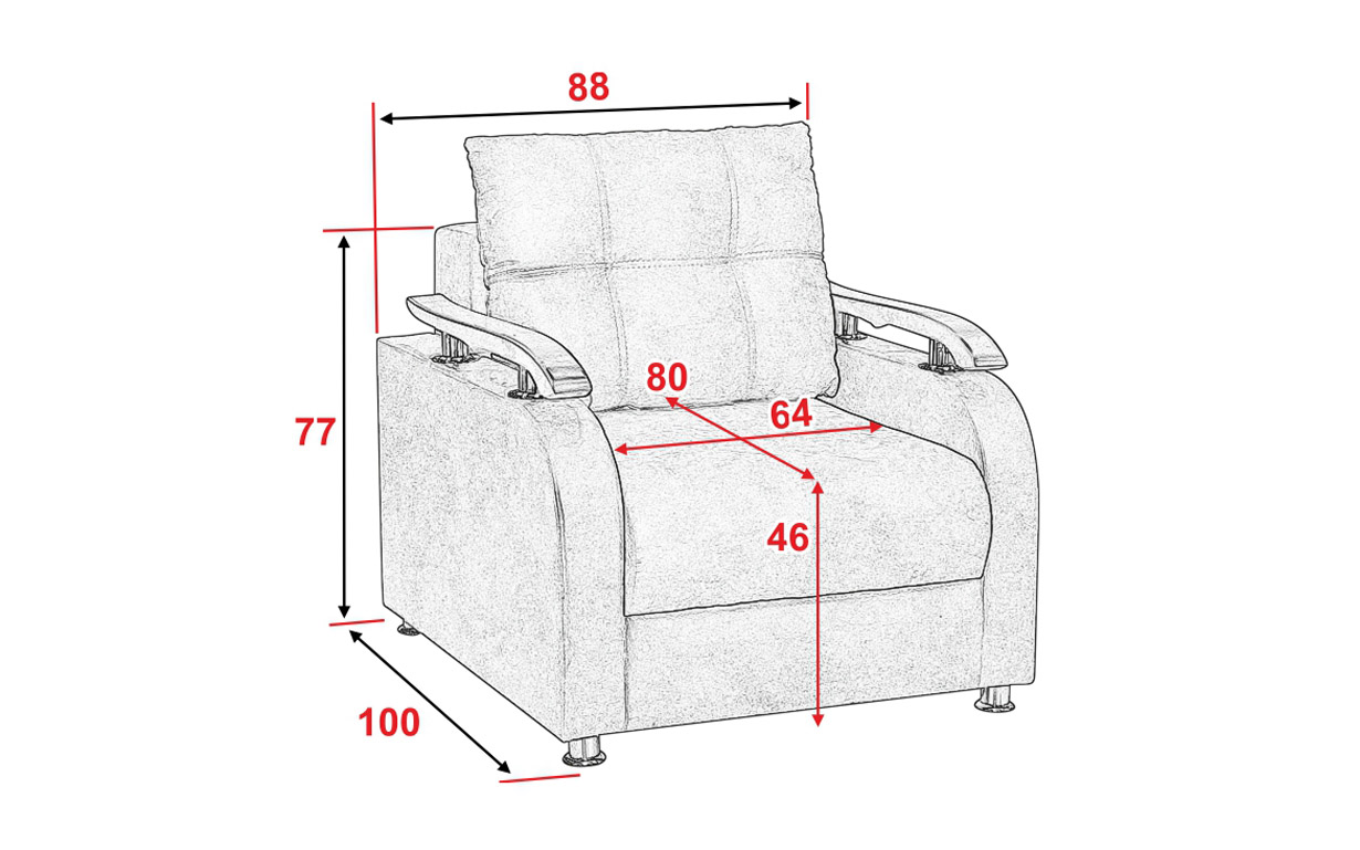 Крісло АМ71 К - Фото_2