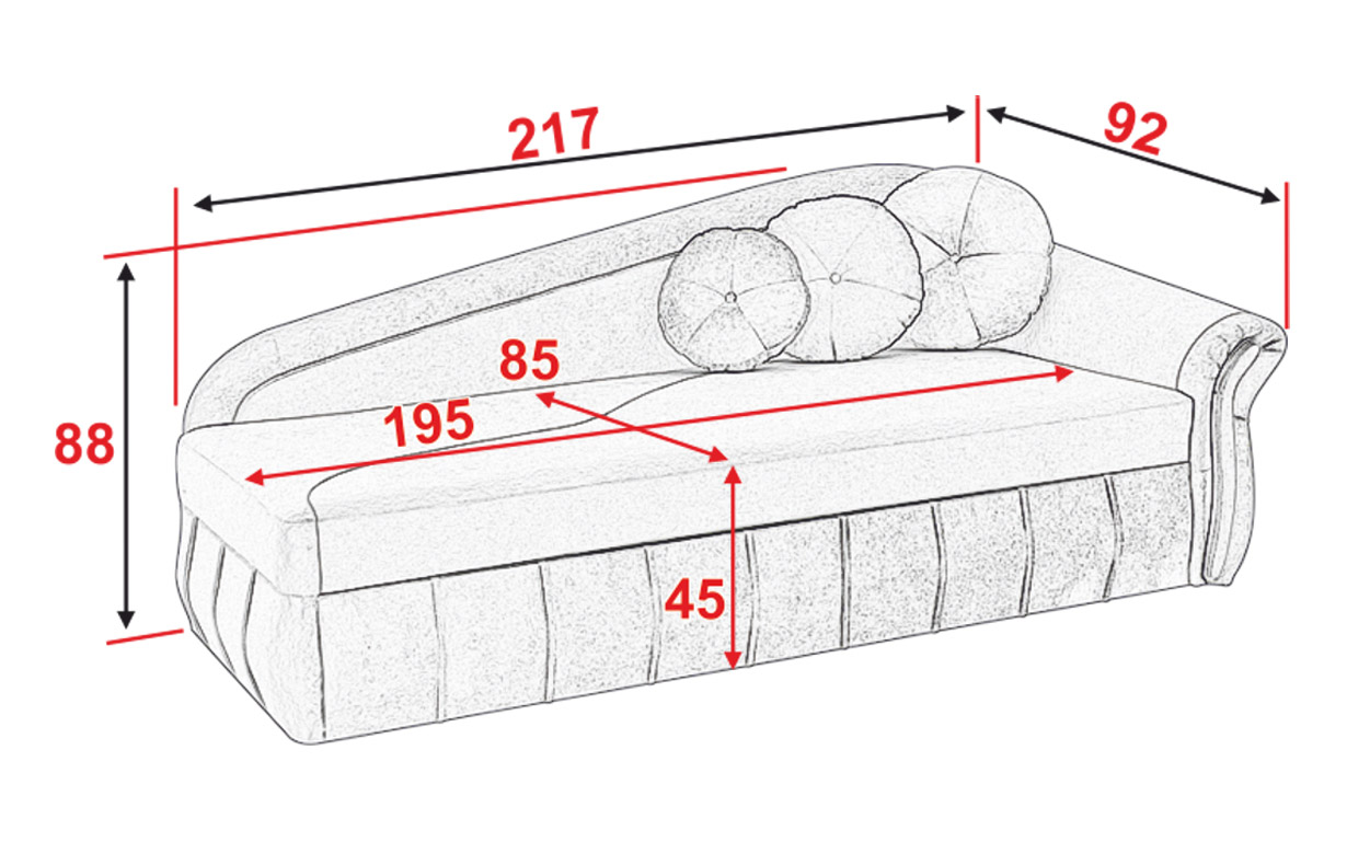 Диван АМ77 Т (1 подлокотник + ниша) - Фото_4