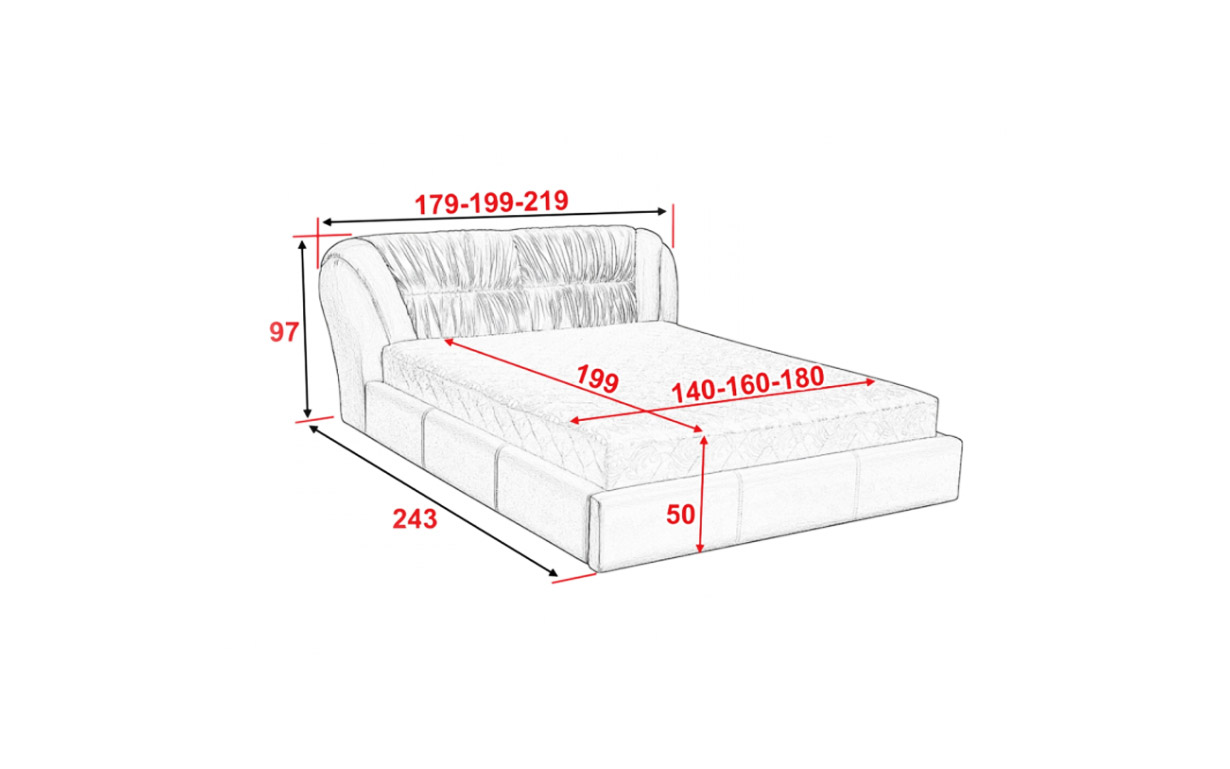 Кровать АМ27 КР с механизмом (с матрасом) - Фото_5