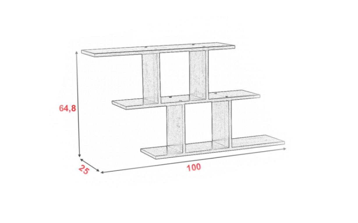 Книжная полка АМ №3 - Фото_1