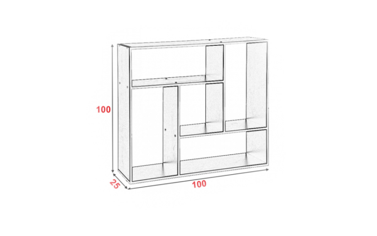 Книжная полка АМ №5 - Фото_1