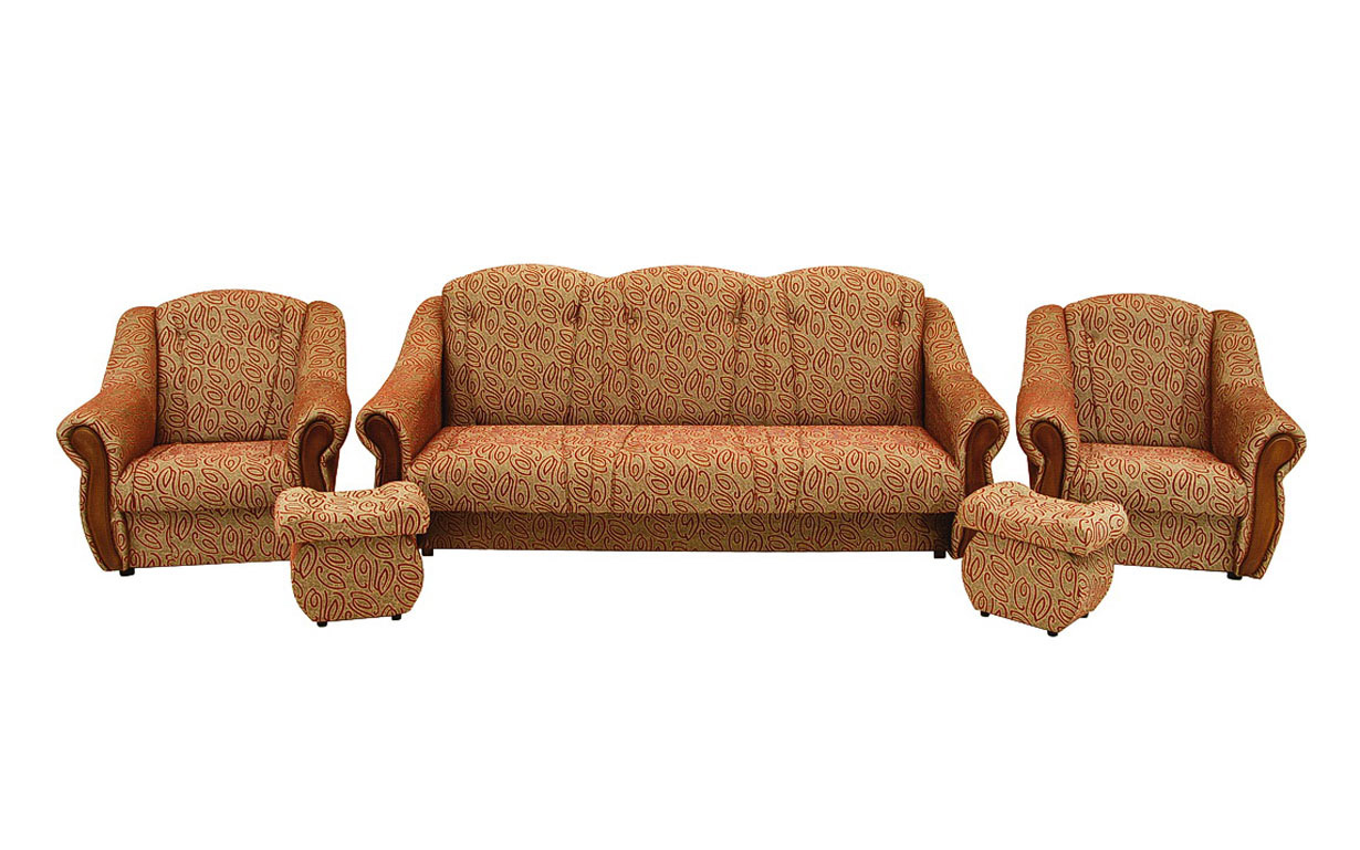 Диван Джулія + крісло глухе + крісло розкладне (комплект) Аліс-М - Фото