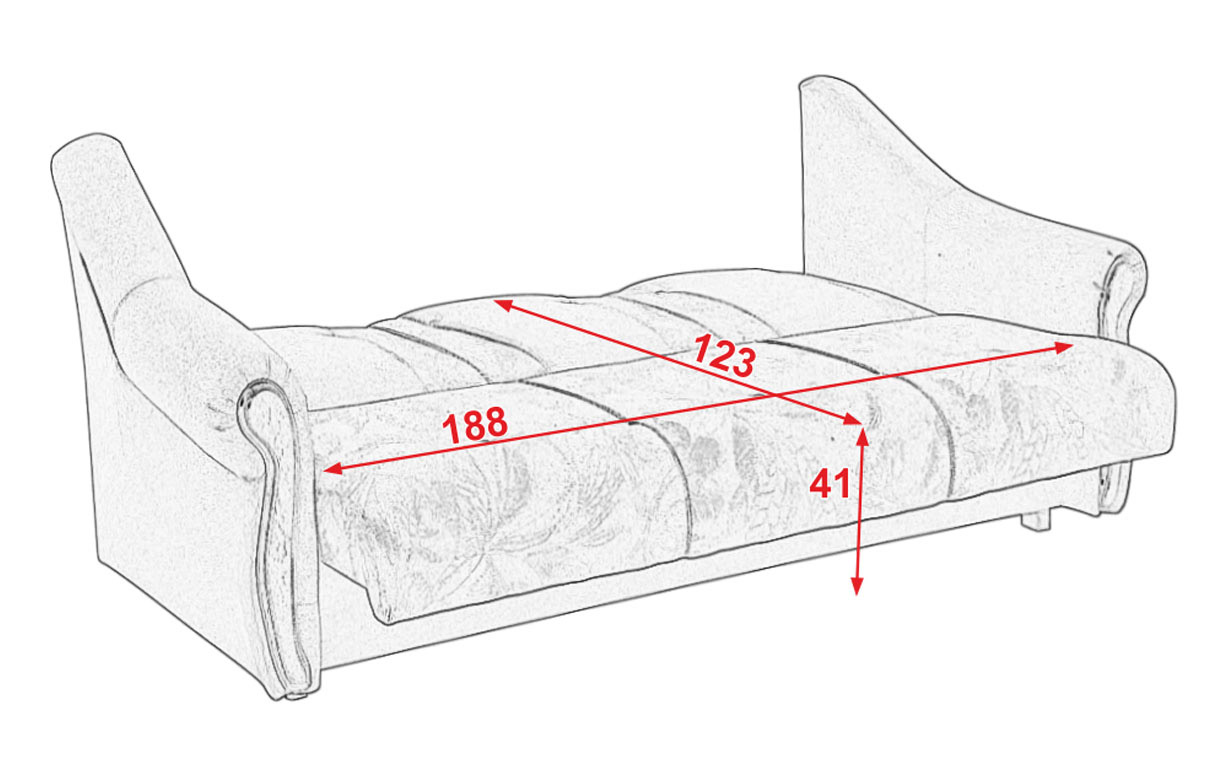 Диван Джулія + крісло глухе + крісло розкладне (комплект) - Фото_6