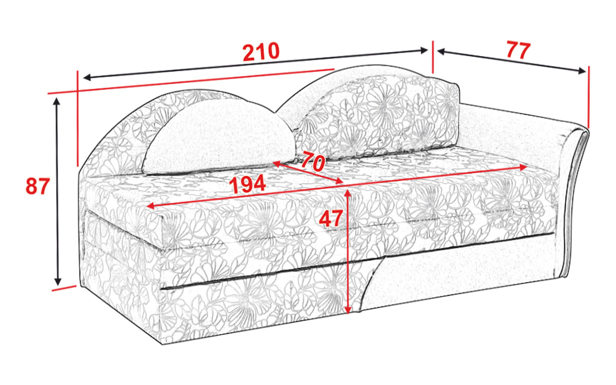 Диван Дива (1 подлокотник) - Фото_4