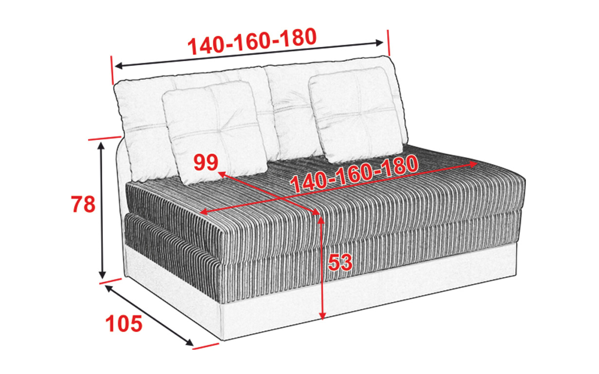 Диван Ідея (без підлокітників) - Фото_5