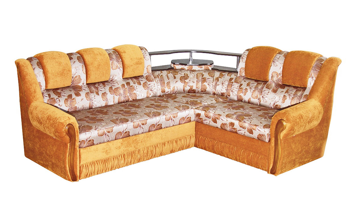 Угловой диван Клинтон с полкой - Фото_2