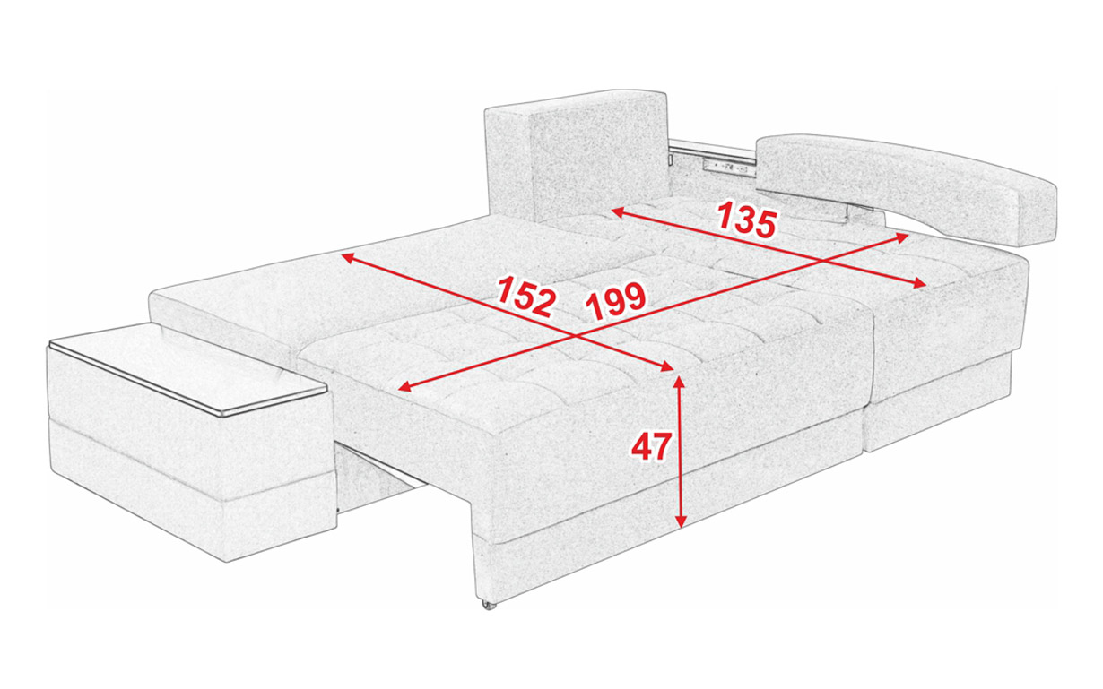 Угловой диван Смарт 1 ниша - Фото_3