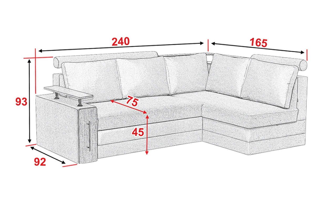 Угловой диван Элит бар - ниша - Фото_8