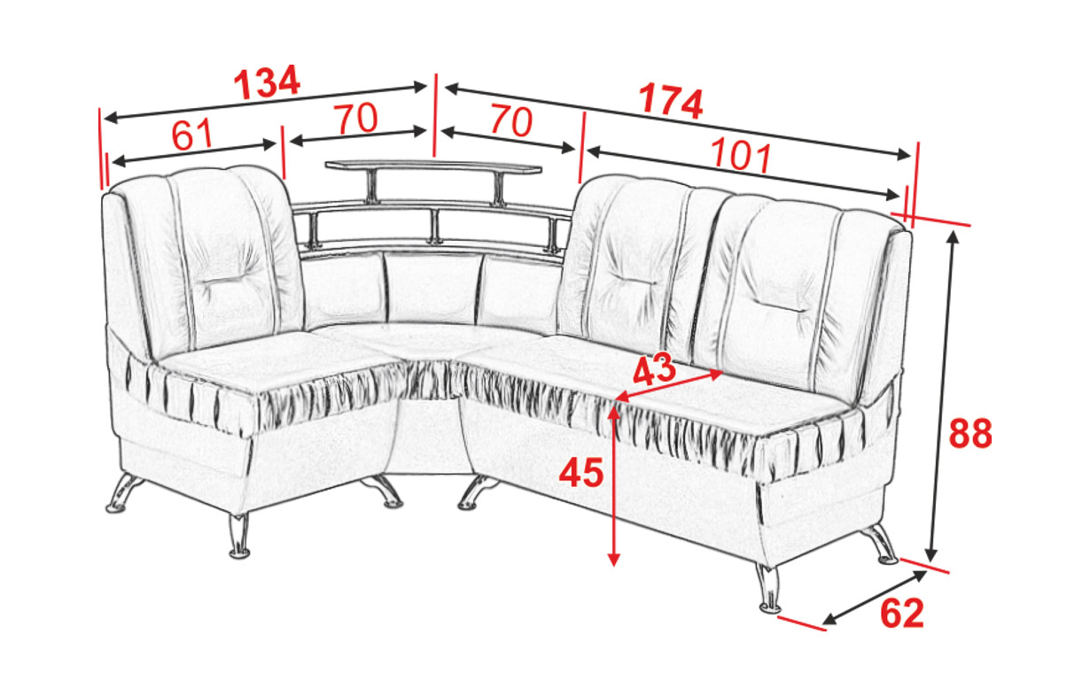 Кухонний куток Тренд - Фото_3