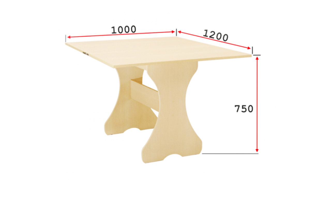 Комплект Меркурий стол (раскладной) + 4 табурета - Фото_2