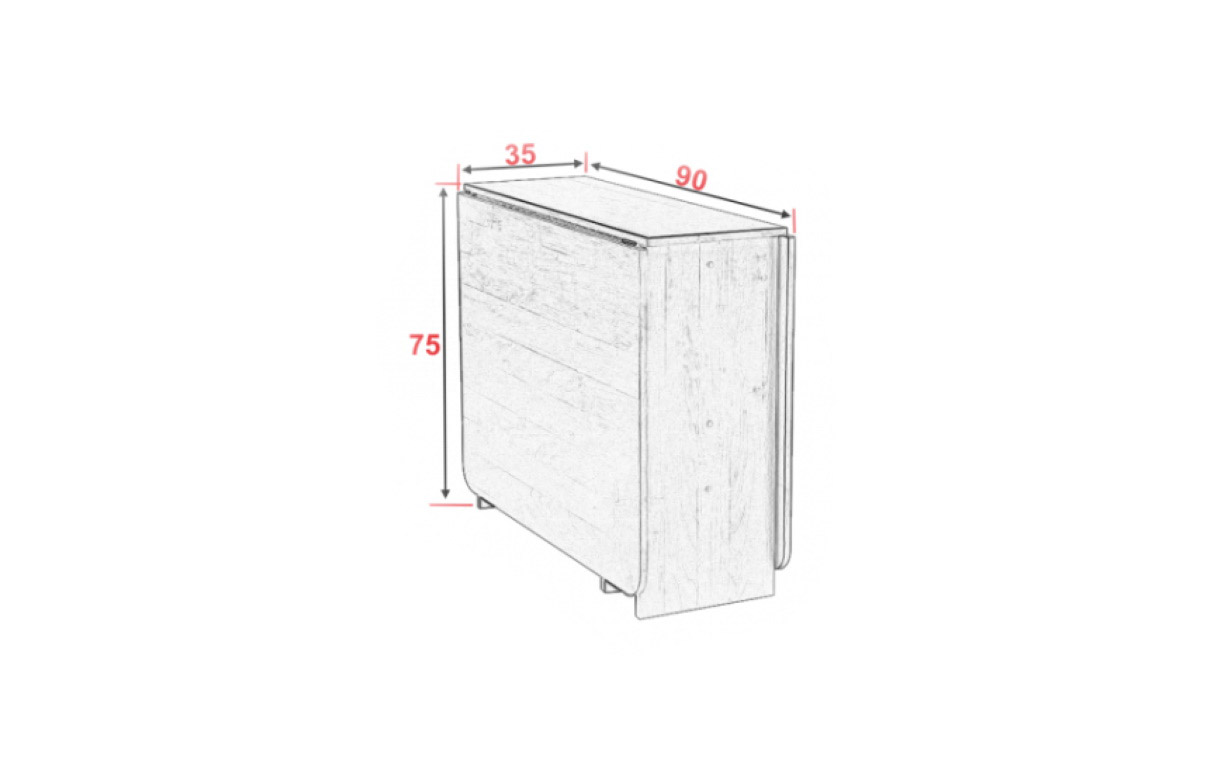 Стол-книжка 4 ножки - Фото_2