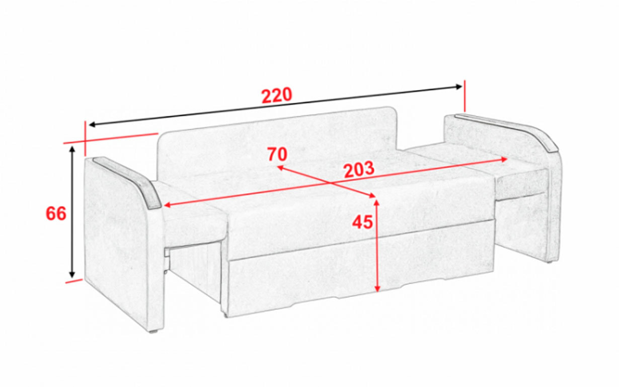 Диван Фиксик 1 с накладками - Фото_6