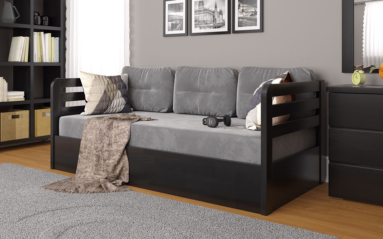 Кровать Немо люкс с механизмом 90х200 см. Arbor Drev - Фото