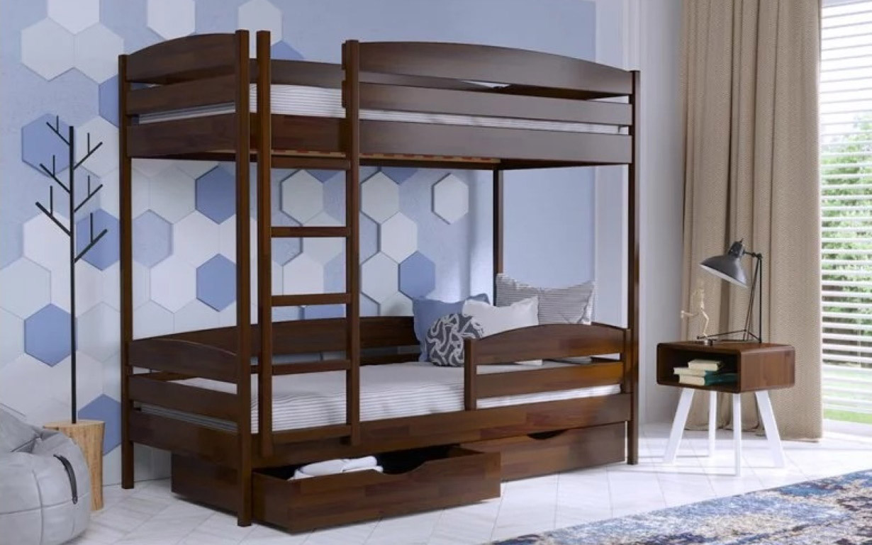 Двухъярусная кровать Дуэт плюс 90х190 см. Эстелла - Фото