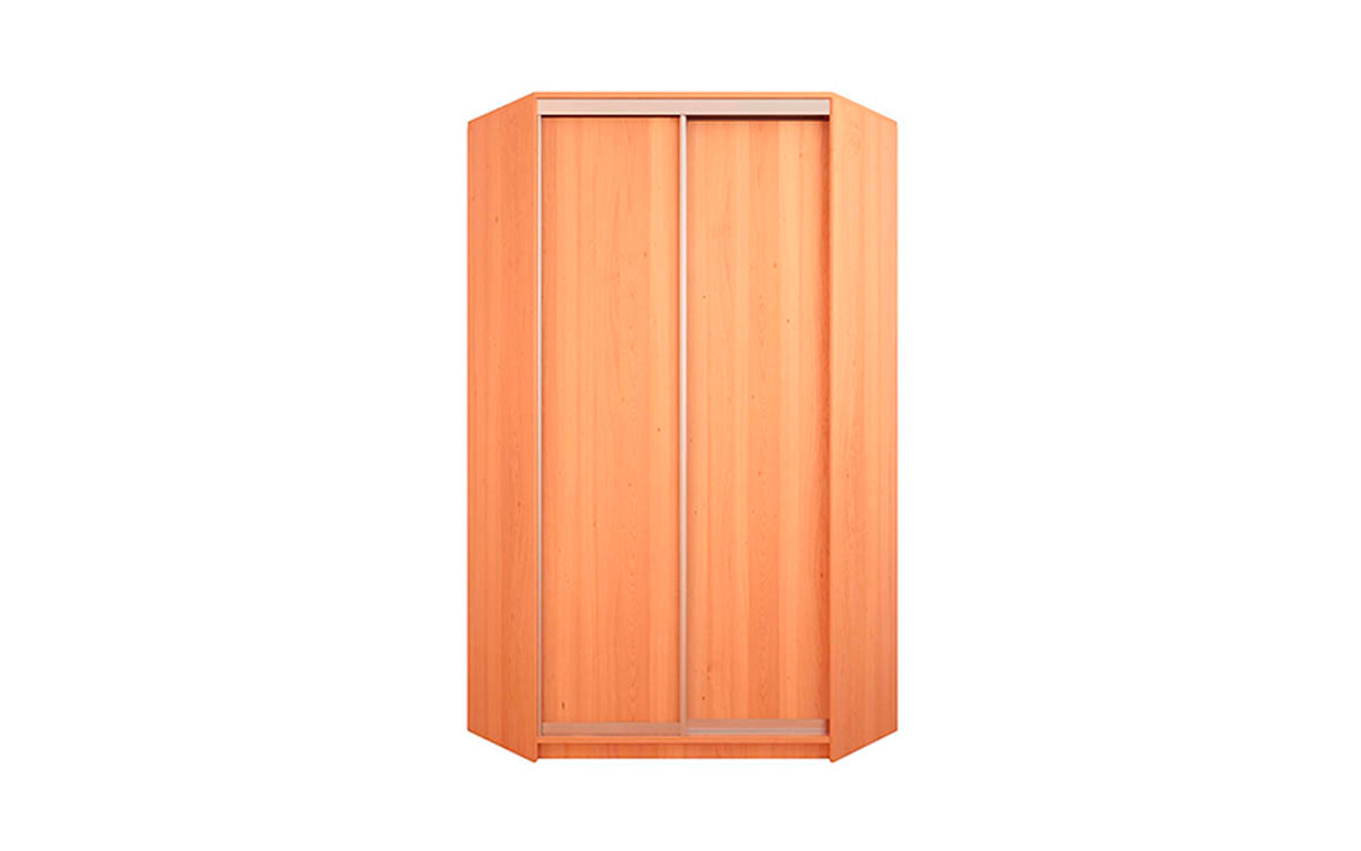 Угловой шкаф-купе: ДСП + ДСП 150х150х210 см. Феникс Мебель - Фото