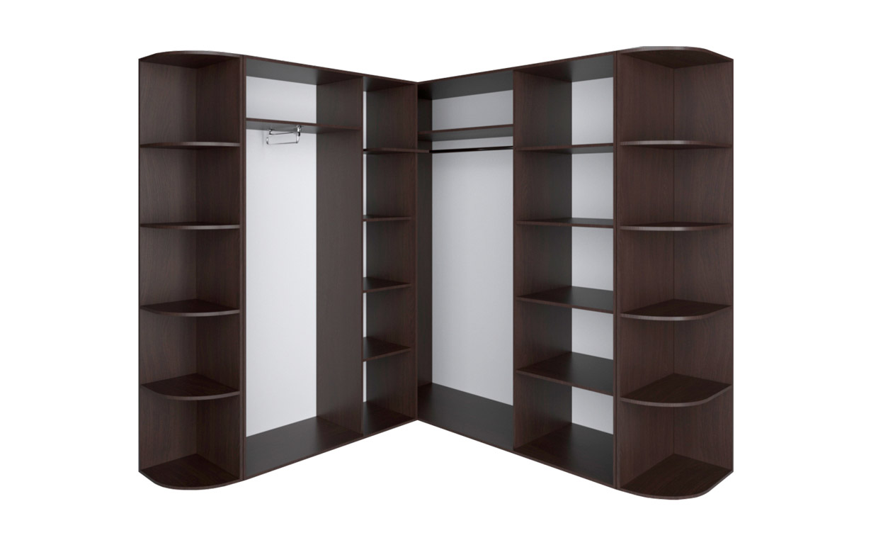 Кутова шафа-купе (приставна) 180х45х210 см., 90х60х210 см.  - Фото_2