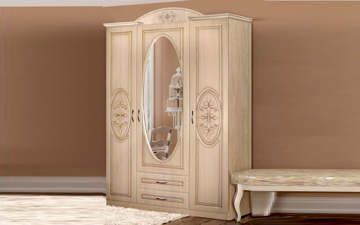 Шкаф Василиса 140 см. Мастер Форм - Фото