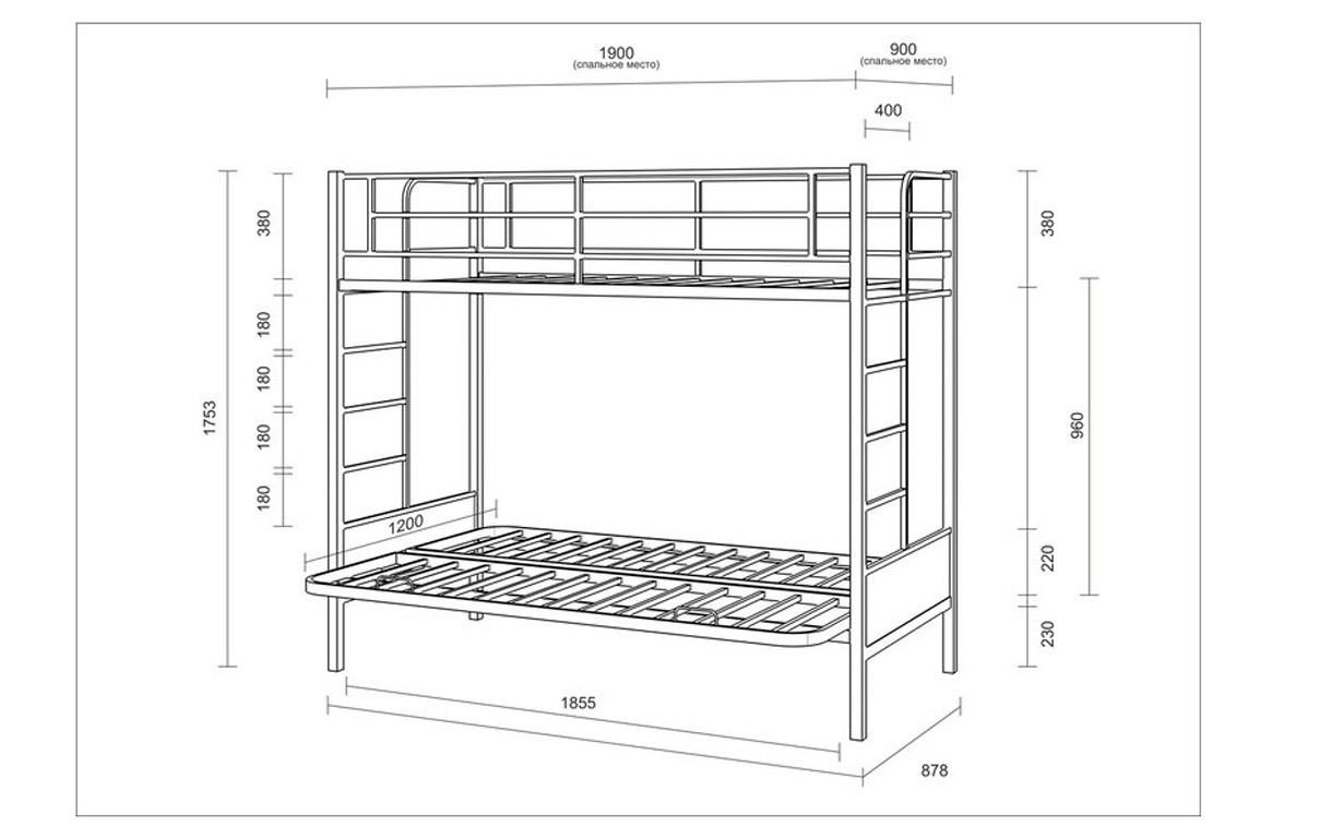 Двухъярусная кровать Дакар - Фото_6