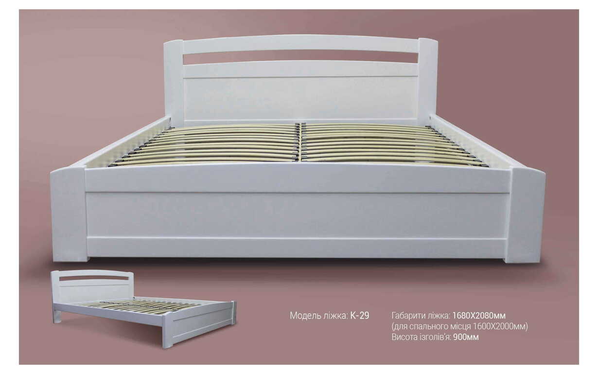 Кровать К-29 с механизмом 80х190 см. MegaOpt - Фото