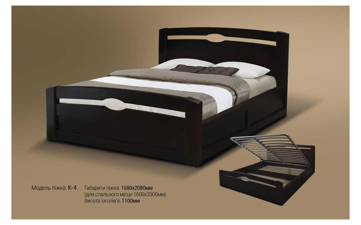 Кровать К-4 140х190 см. MegaOpt - Фото