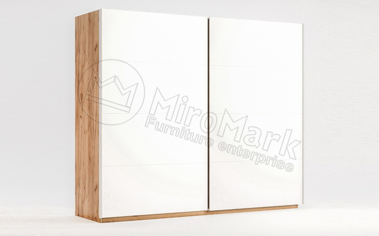 Шкаф-купе Асти 250 см. (глянец белый) МироМарк - Фото