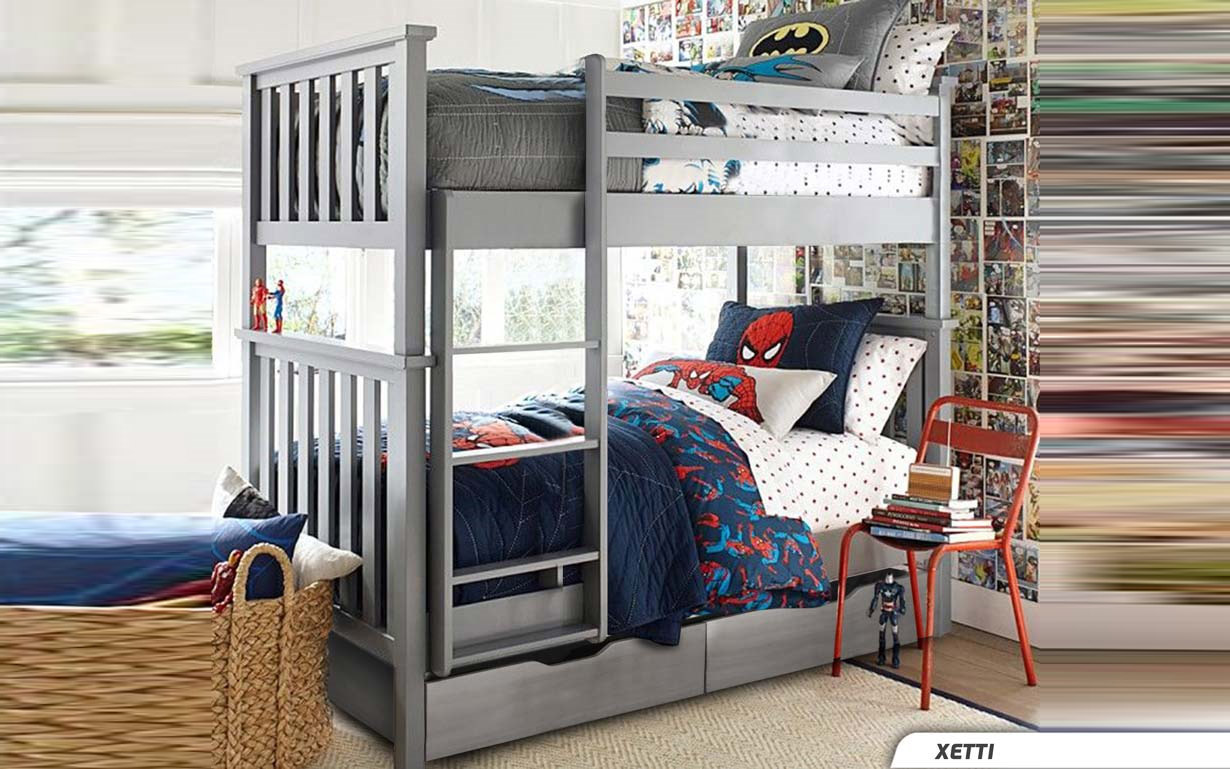 Двухъярусная кровать Хетти 90х190 см. Мистер Мебл - Фото