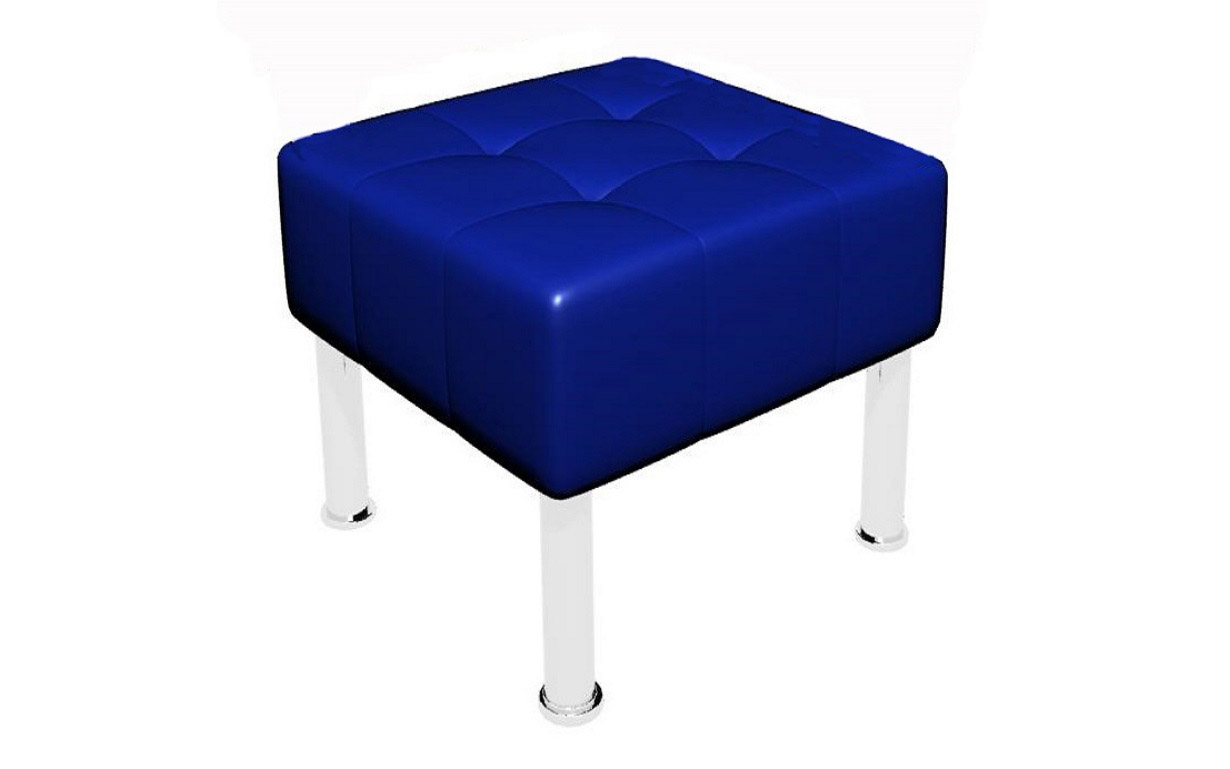 Пуфик на хромированных ножках Тонус Sentenzo - Фото