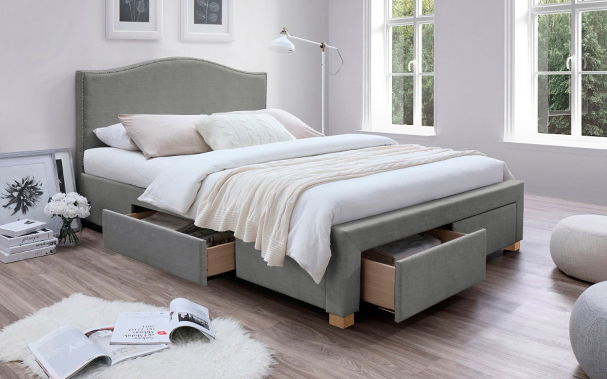 Кровать Celine Grey 160х200 см. Signal - Фото
