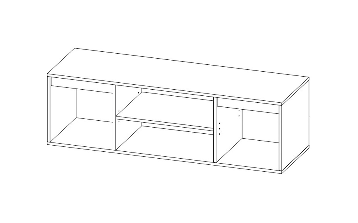 Тумба ТВ Нитро Софт 2Д - Фото_1