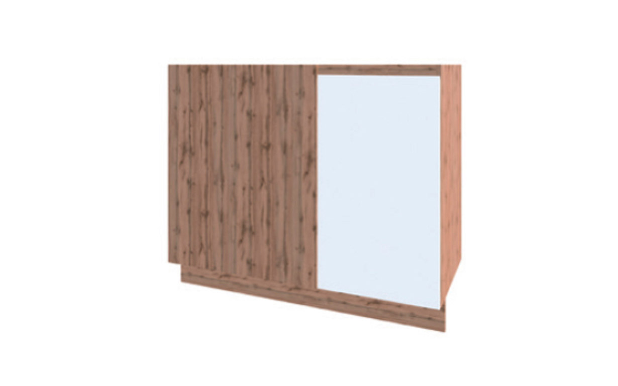 Кухонная секция Софт нижняя 100х60Н угол Сокме - Фото