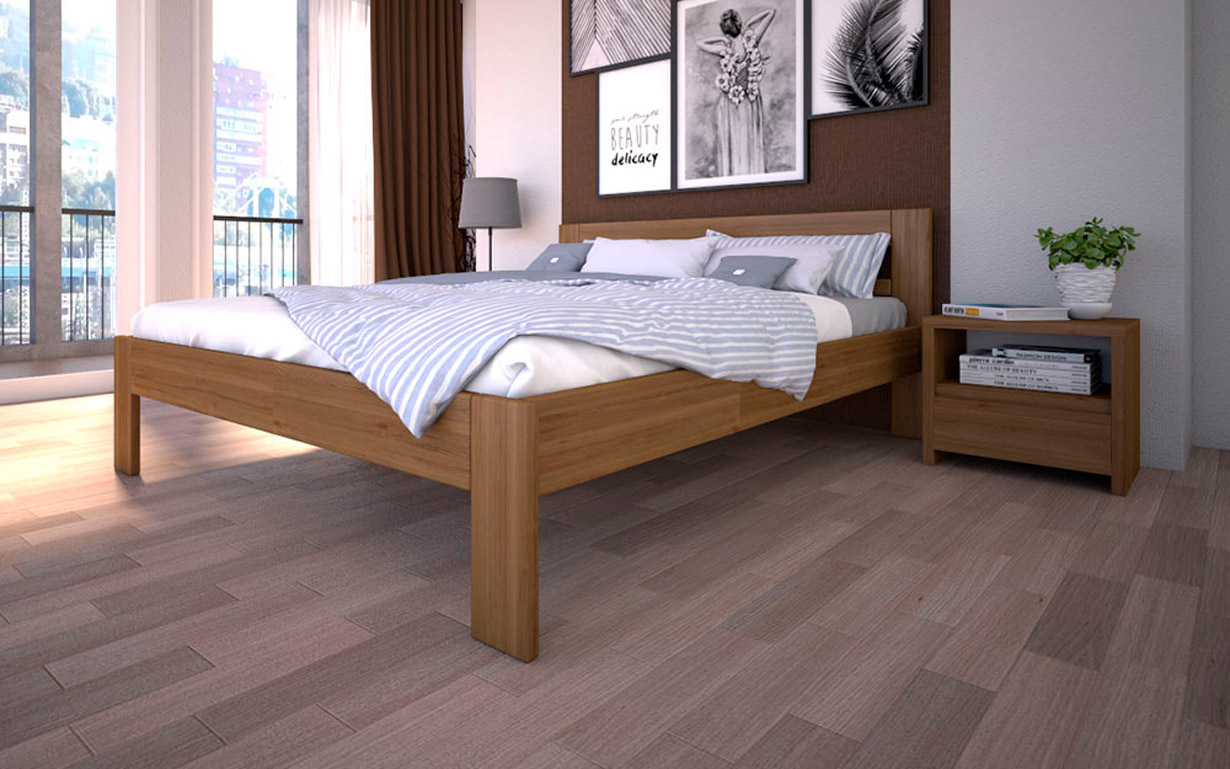 Кровать ЛК-3 90х190 см. Тис - Фото