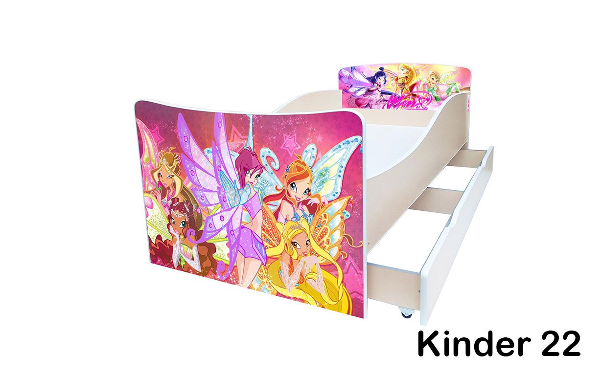 Кровать детская Kinder с ящиком - Фото_23