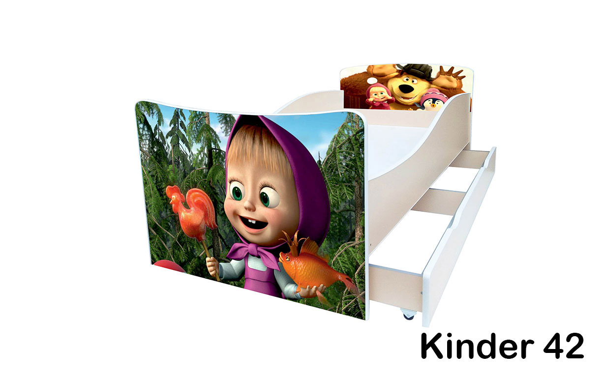 Кровать детская Kinder с ящиком - Фото_48